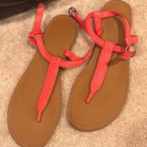 Coral Sandals!